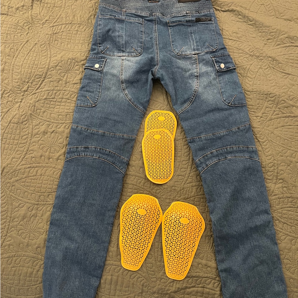 NBT motorcycle jeans with hip and knee protective Pads